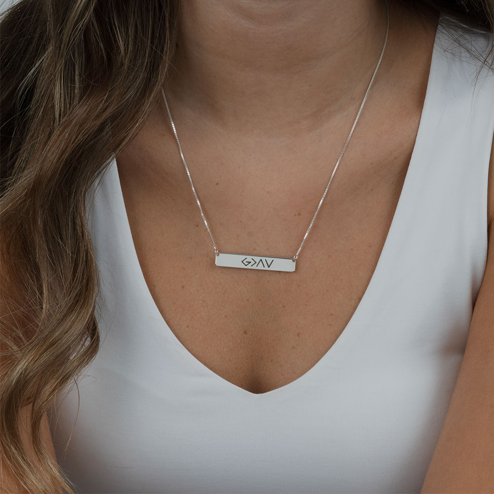 God is Greater Than the Highs and Lows Necklace