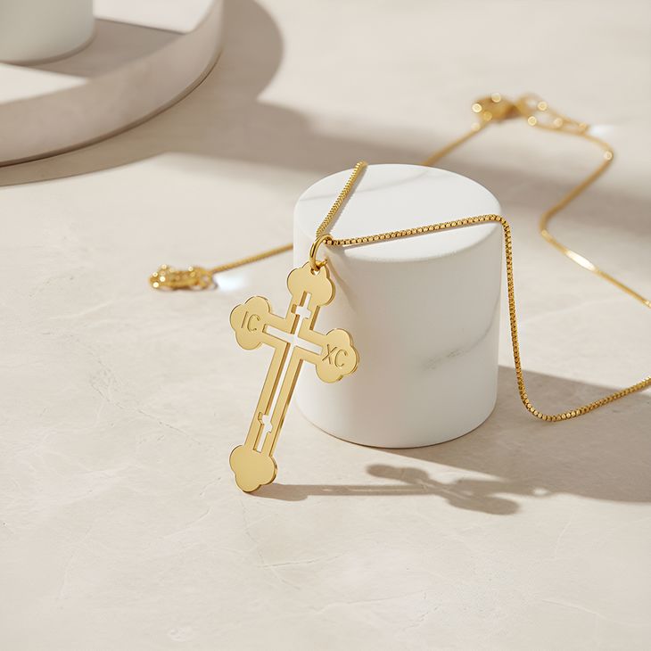 Collar de Cruz Ortodoxa Griega - Picture 2