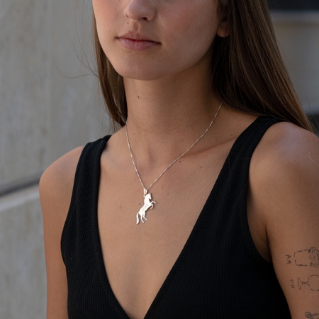 Personalized Horse Necklace