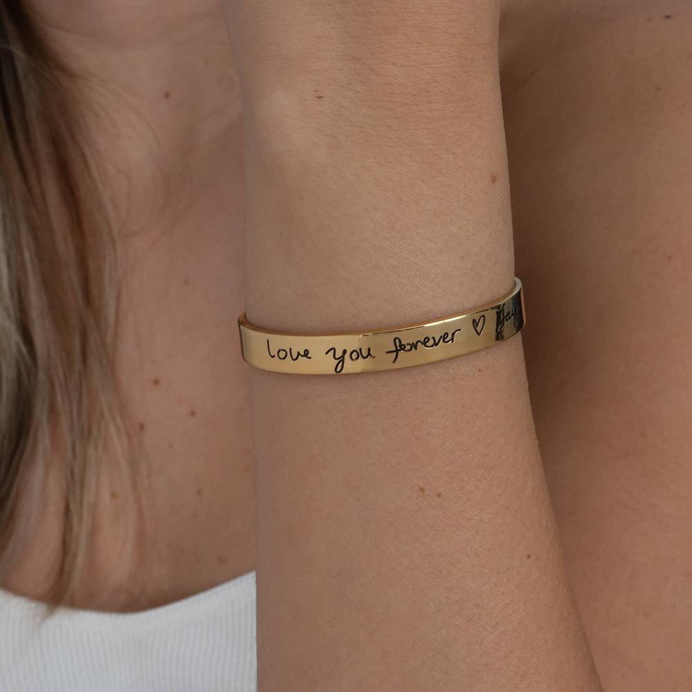 Handwritten Engraving Bracelet