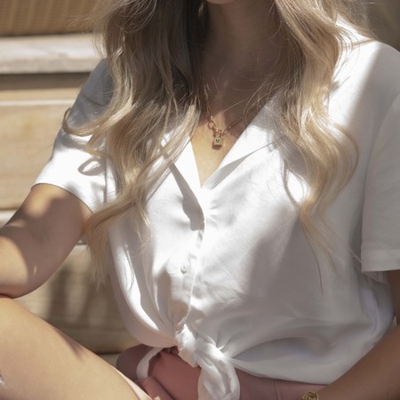 Initial Lock Necklace