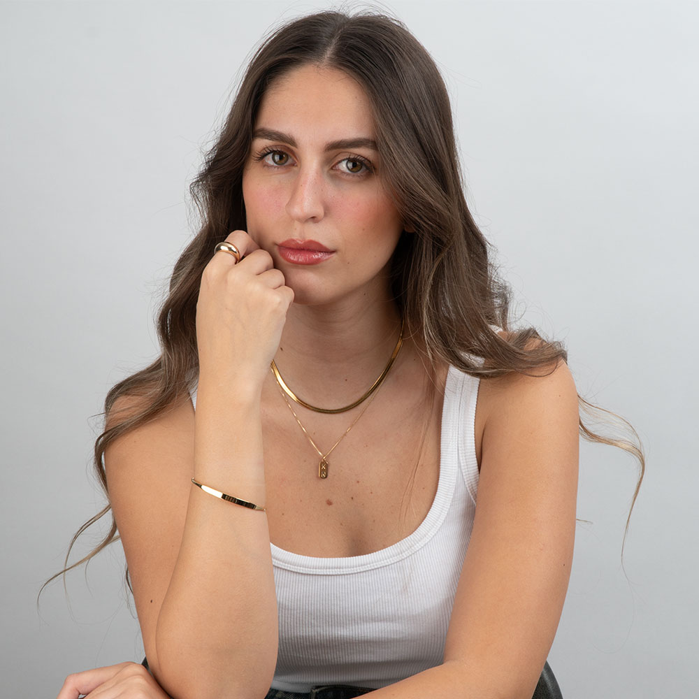 Herringbone Chain on a model - 2