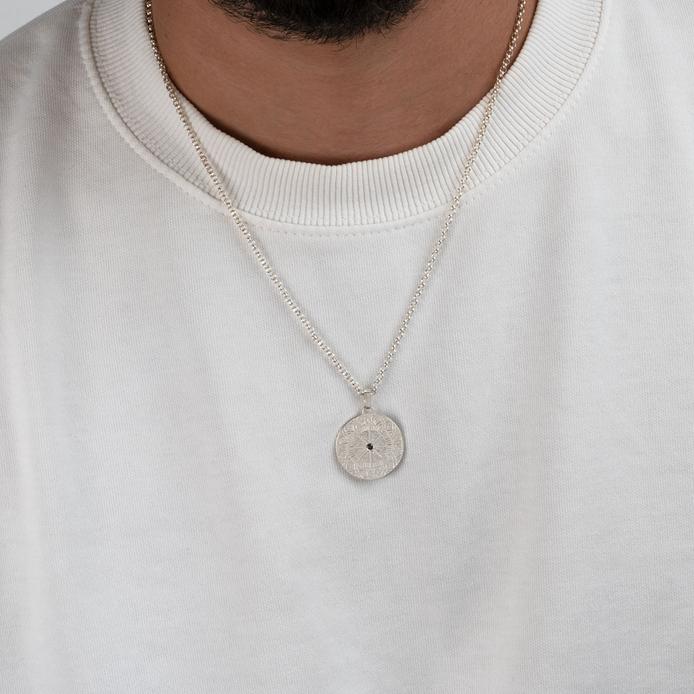 Collar de Brújula para Hombre