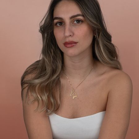 Engraved Horse Name Necklace