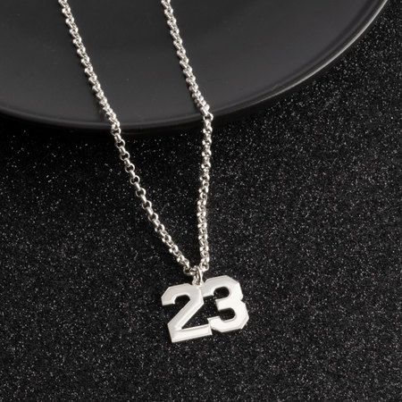 Men's Number Necklace