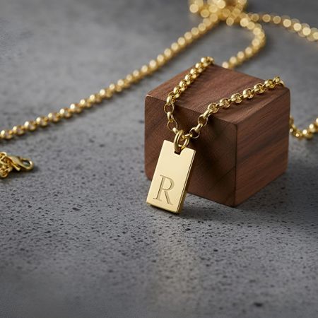 Men's Initial Necklace