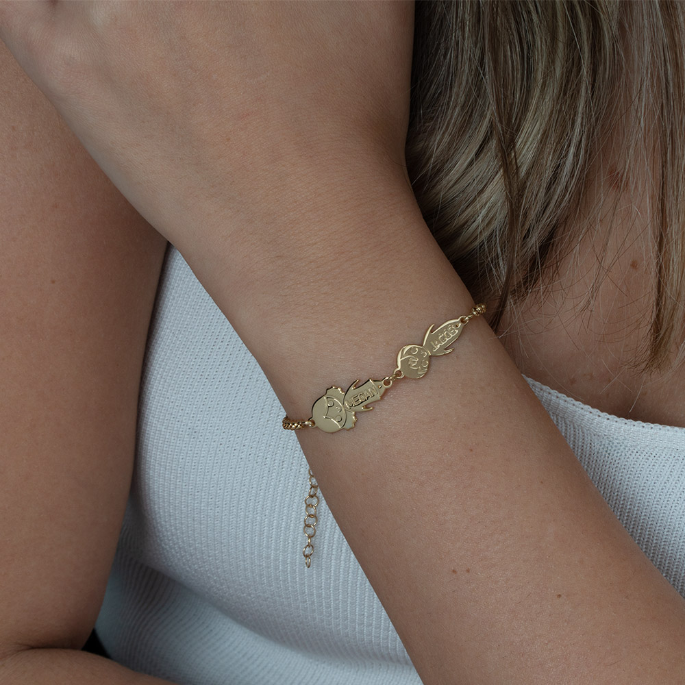 Pulsera para Madre con Nombres de los Niños