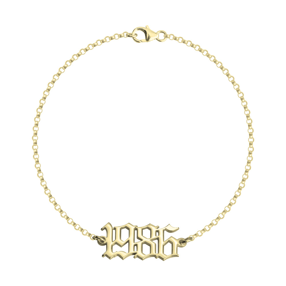 Pulsera Personalizada con Año