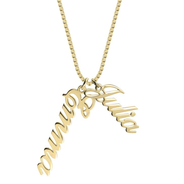 Collar de múltiples dijes con nombre - Picture 3