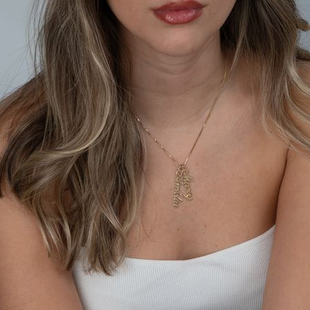 Multiple Name Pendants Necklace
