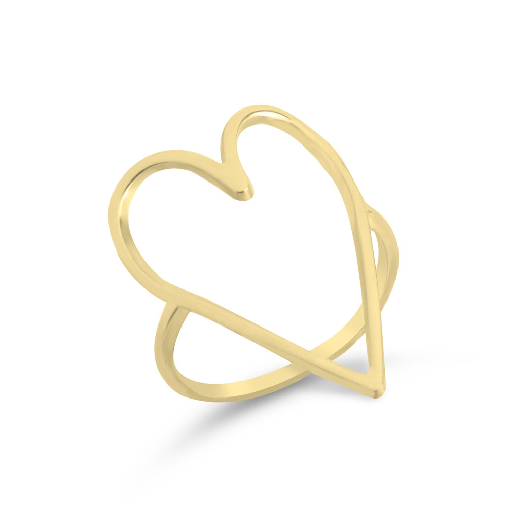 Anillo de Contorno de Corazón