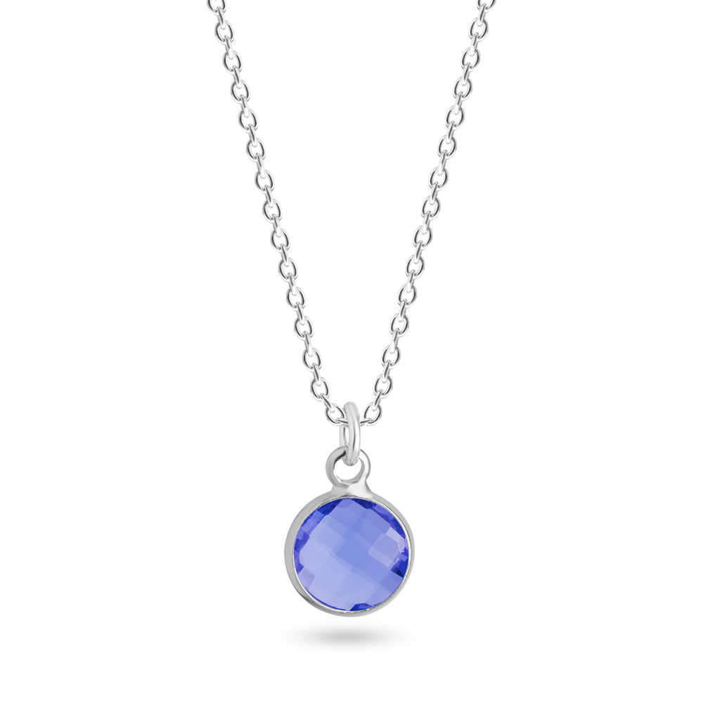 Sapphire Necklace - September Birthstone Necklace