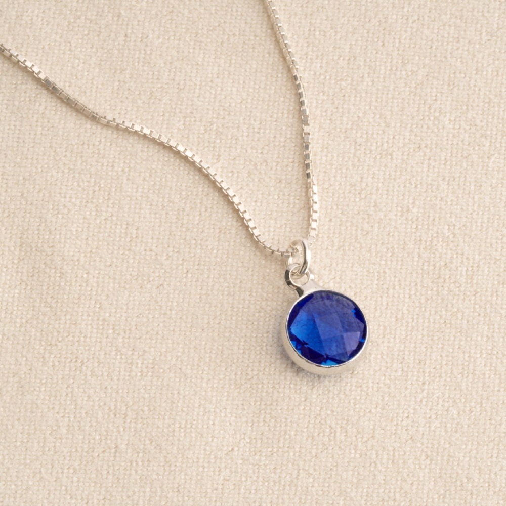 Sapphire Necklace - September Birthstone Necklace