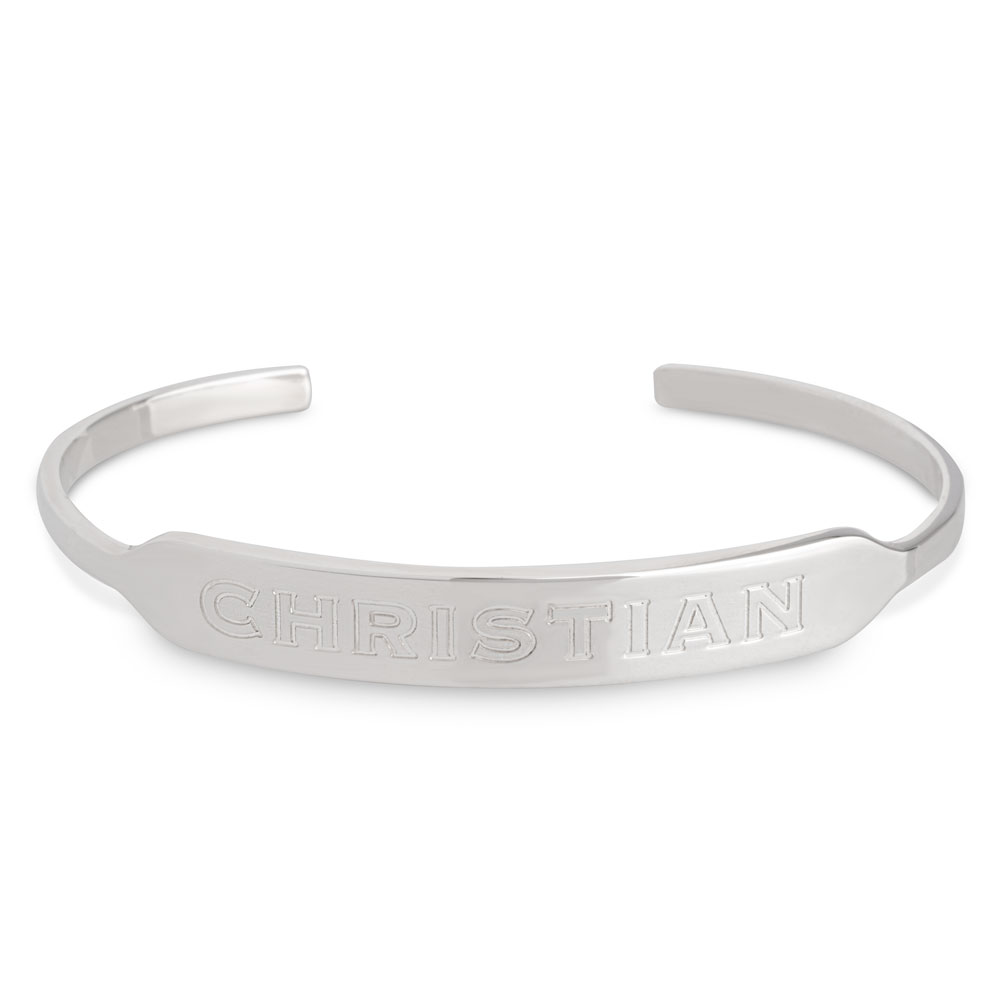 Pulsera de Hombre Grabada con Nombre