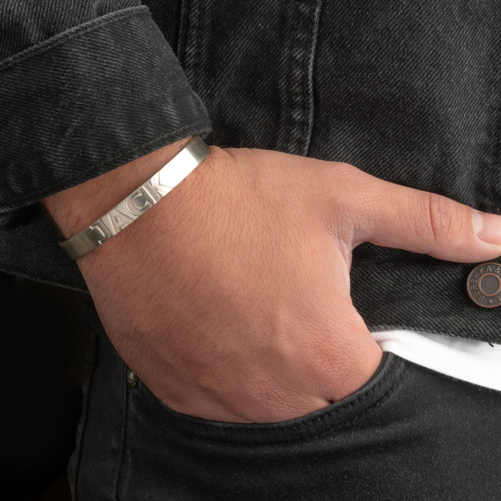 Brazalete con Nombre para Hombre