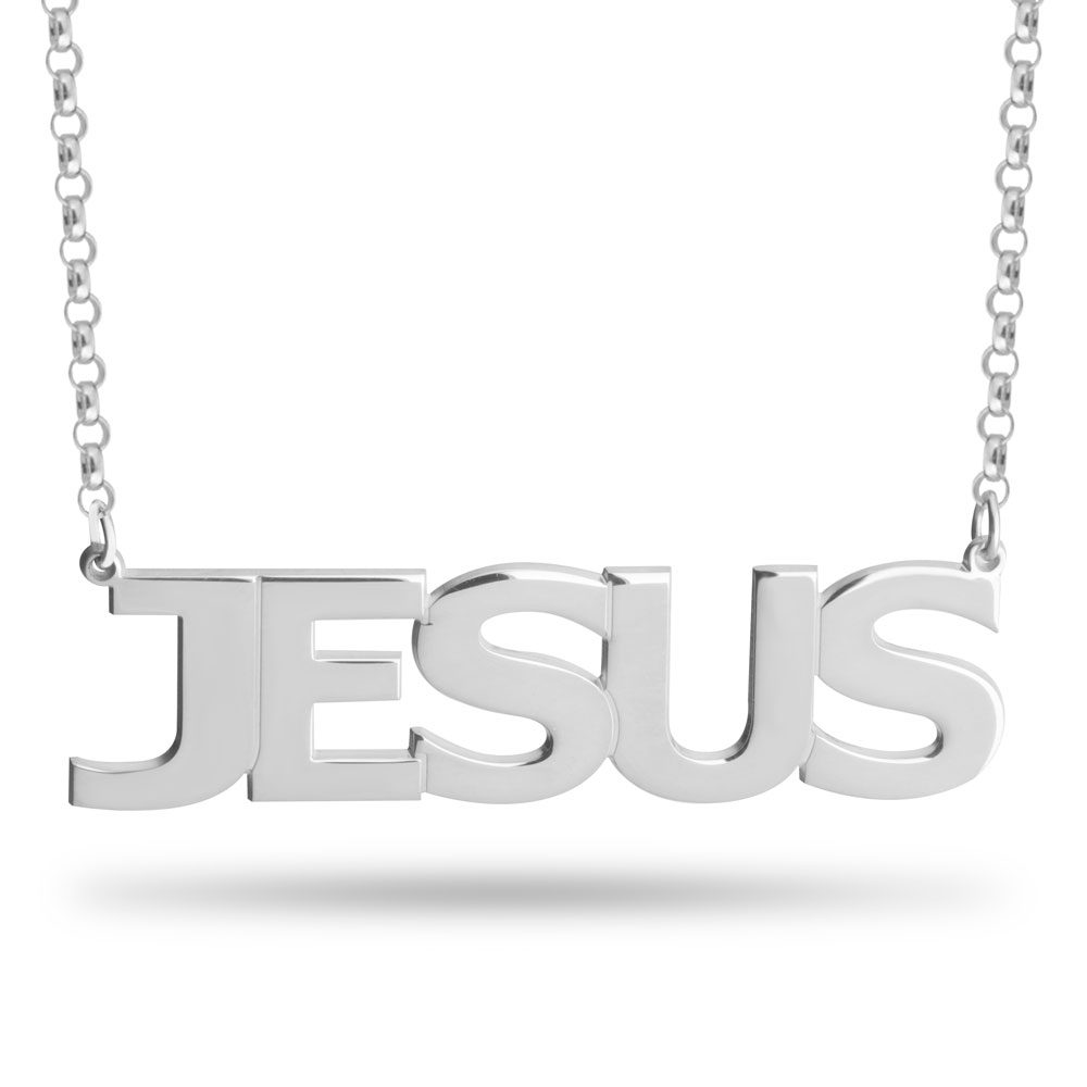 Collar con Nombre Grande en Mayúsculas