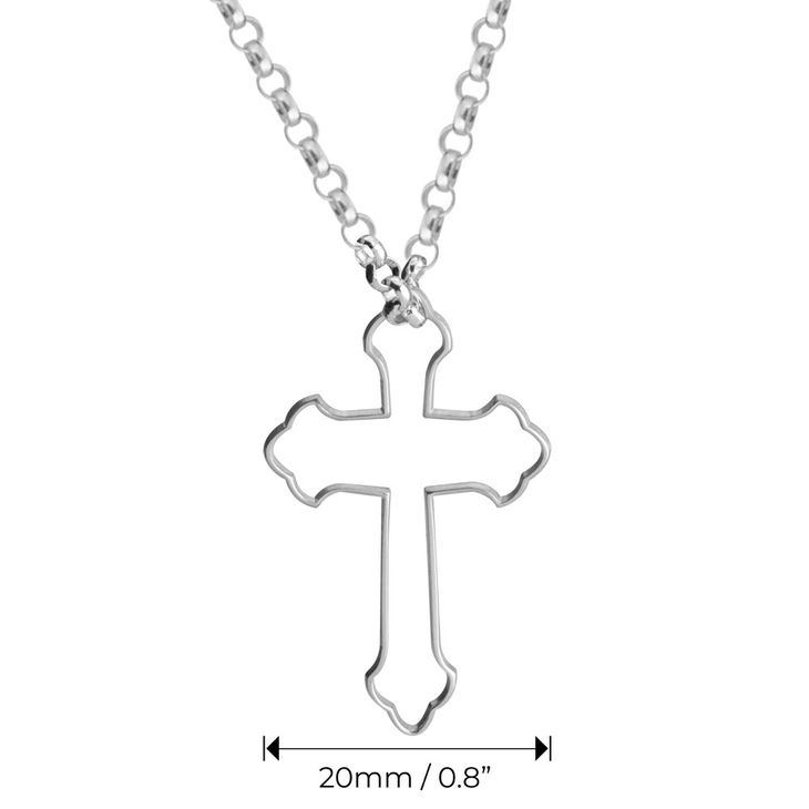 Collier Croix Gothique Avec Pierre - Bijou Style Punk Rock Pour Halloween Ou Look Quotidien
