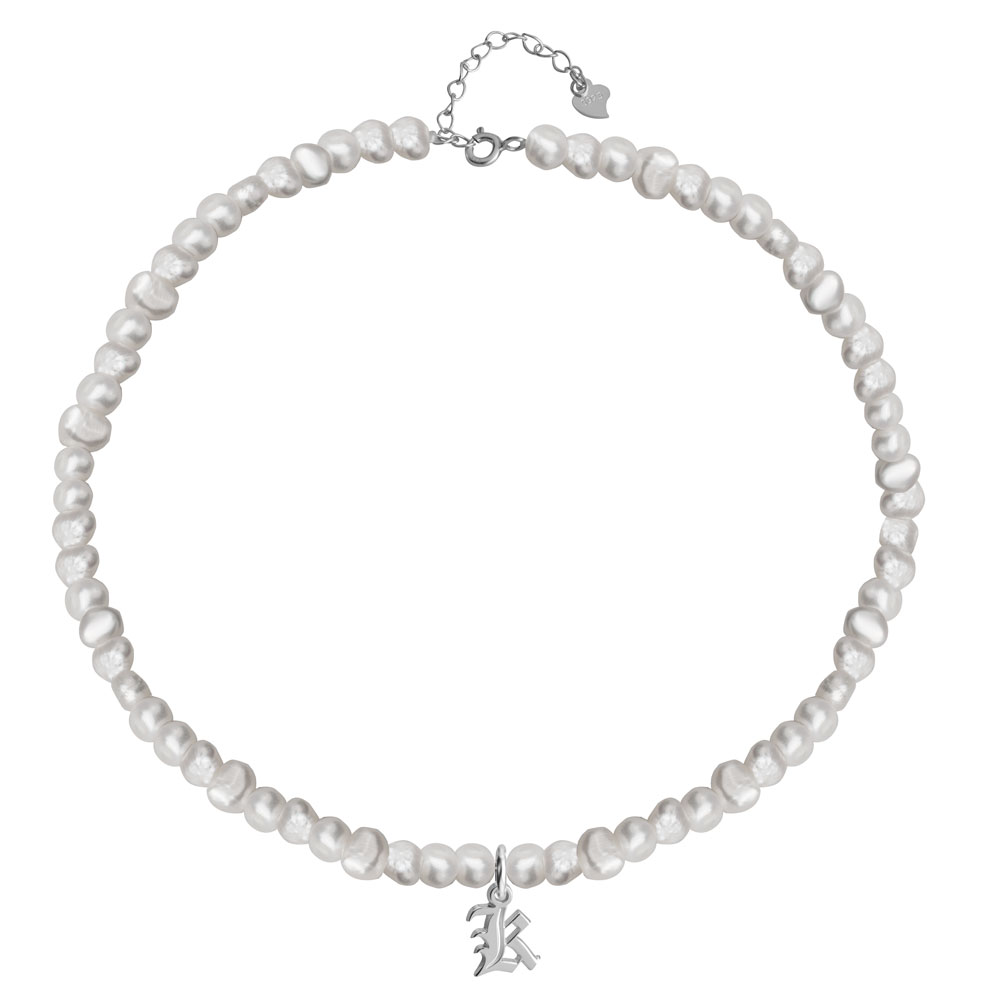 Collar de Perla con Inicial 