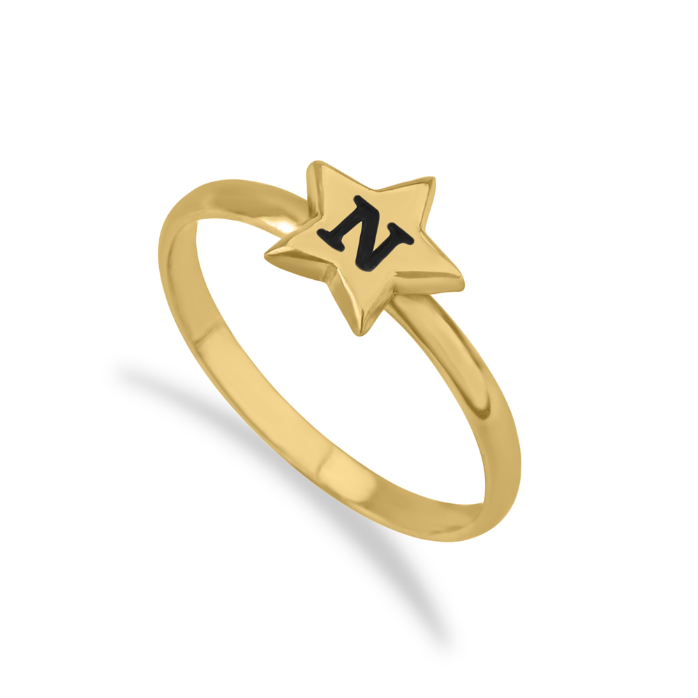 Star Initial Ring