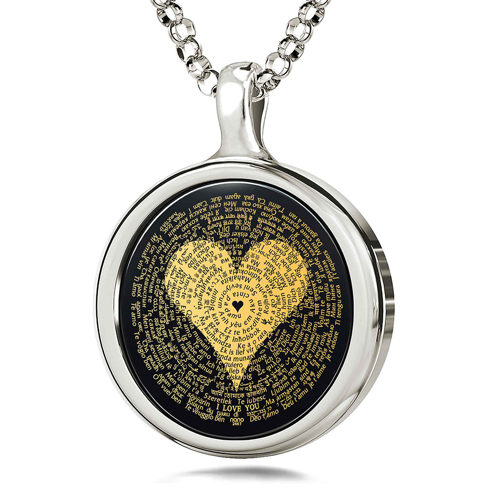 I Love You in 100 Languages Necklace