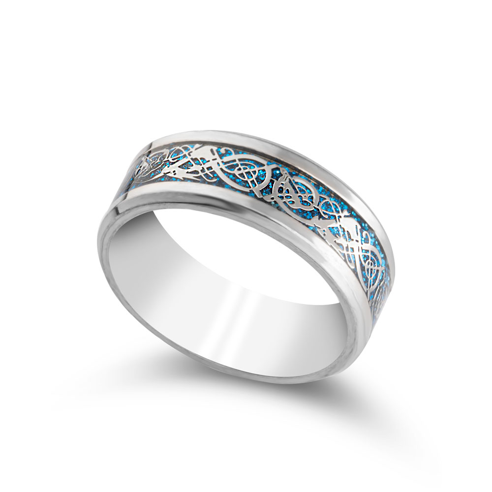 Anillo Azul para Hombre
