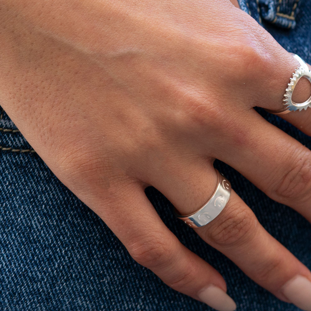 Anillo de Cara Sonriente