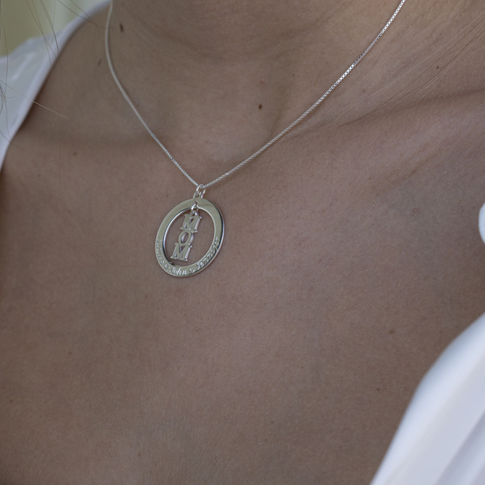 Collar Mamá de Círculo