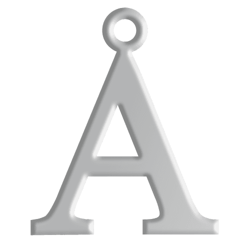 A Initial Pendant