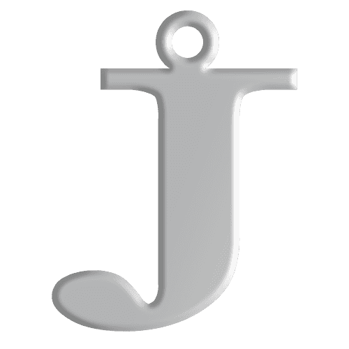 J Initial Pendant