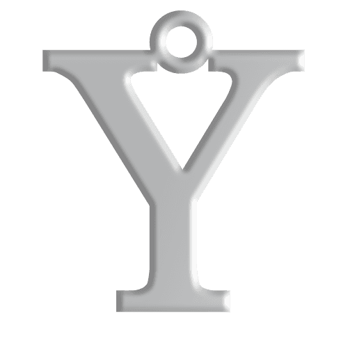 Y Initial Pendant