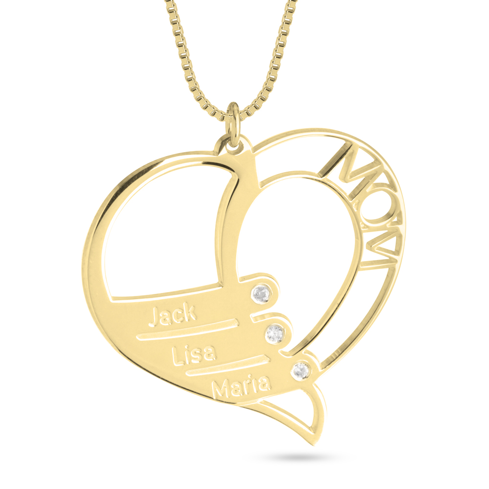 Mum Diamond Necklace