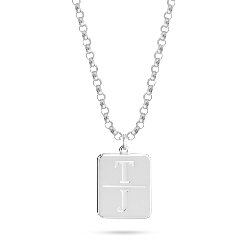 Collar de Dos Iniciales