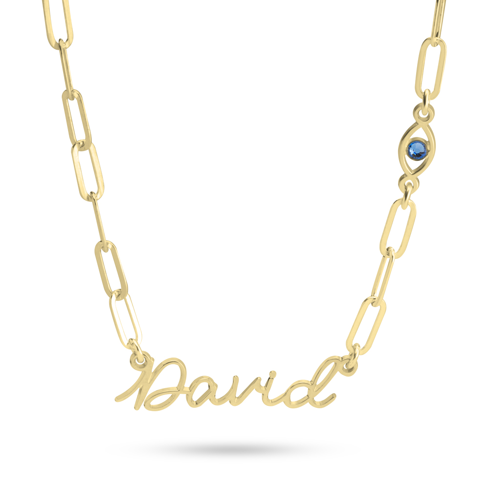 Collar Delicado Con Ojo Protector