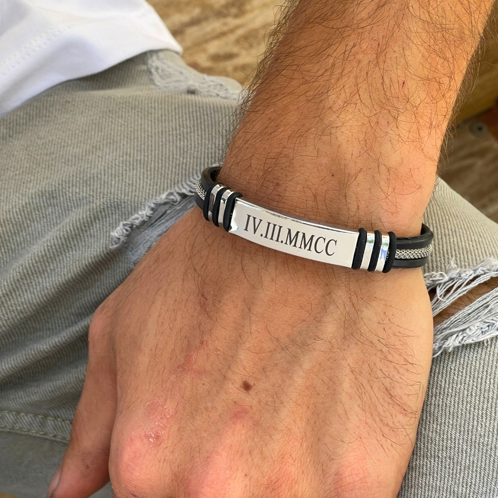 Pulsera Grabada para Hombre