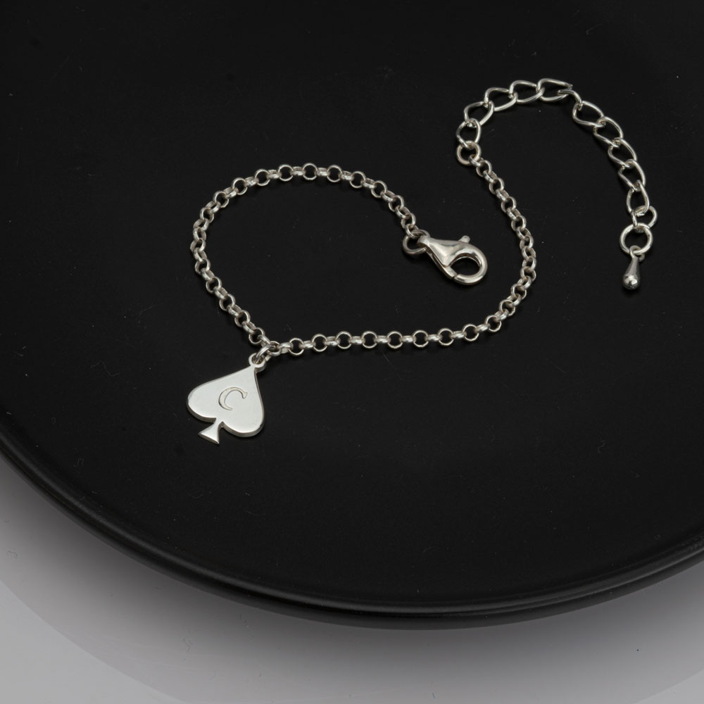 Tobillera de Inicial y Hoja