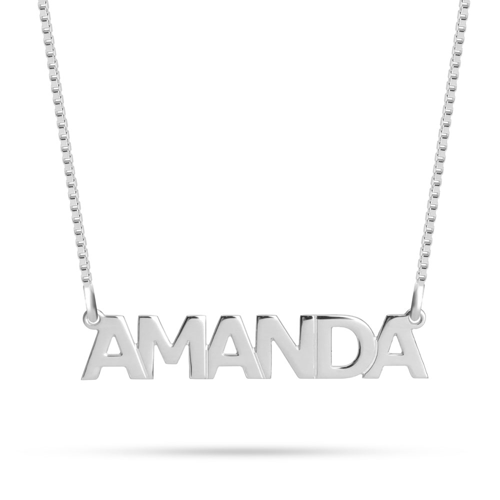 Capital Letters Name Necklace