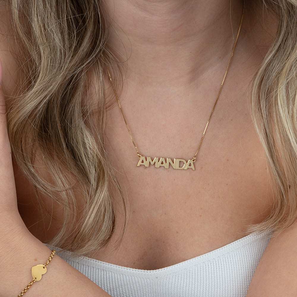 Capital Letters Name Necklace