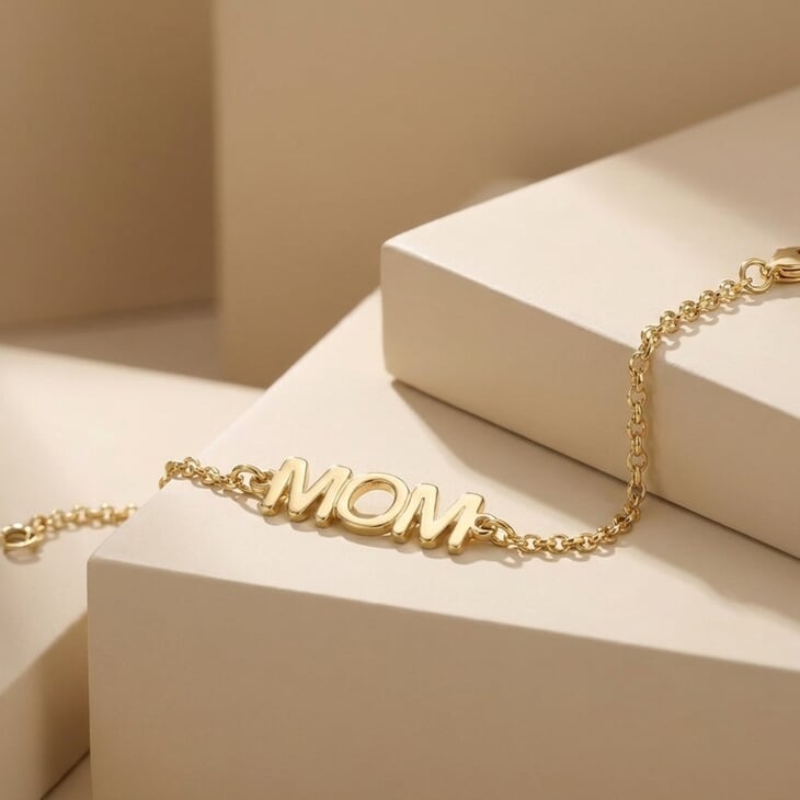 Dainty Mom Bracelet information