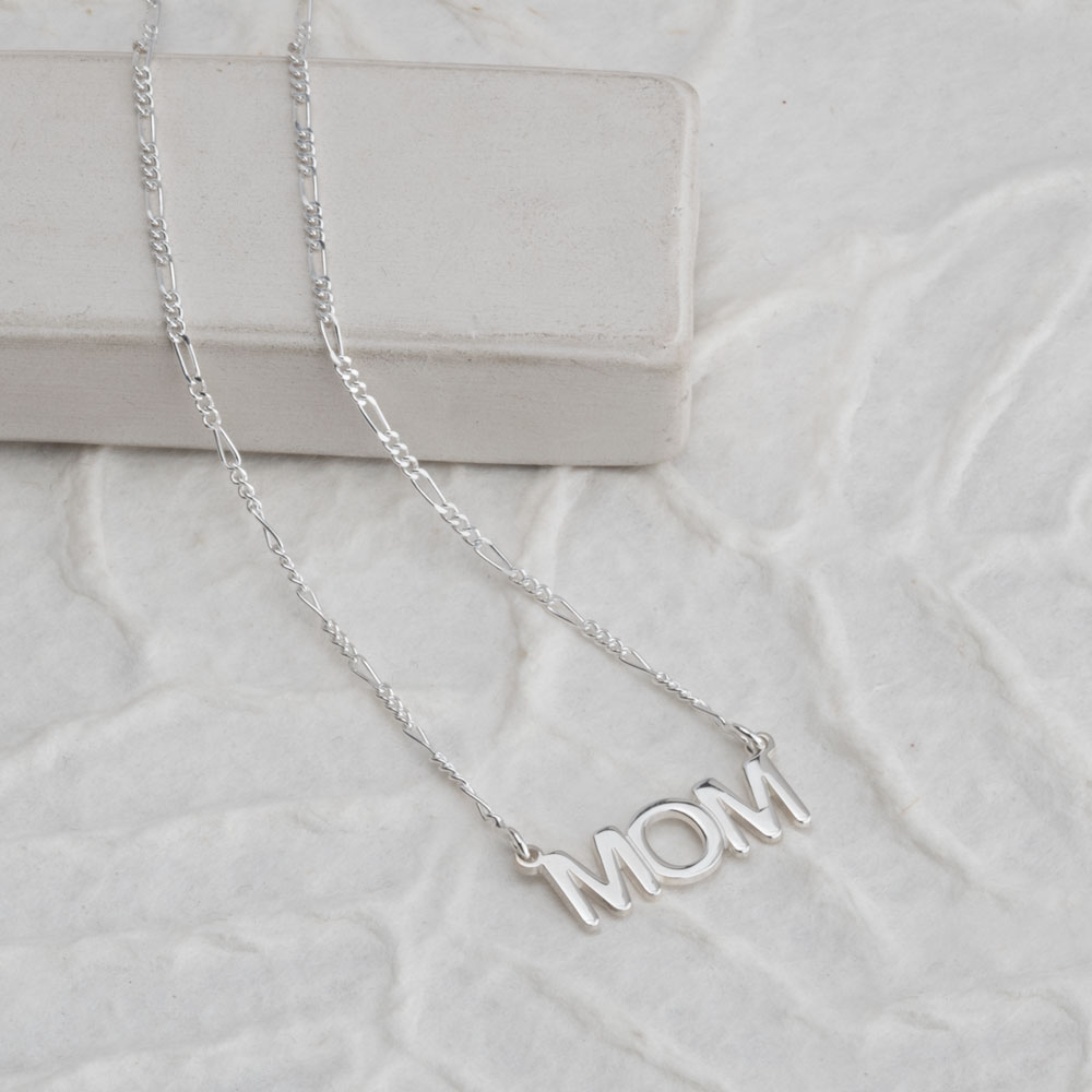 Collar MOM con Cadena Figaro