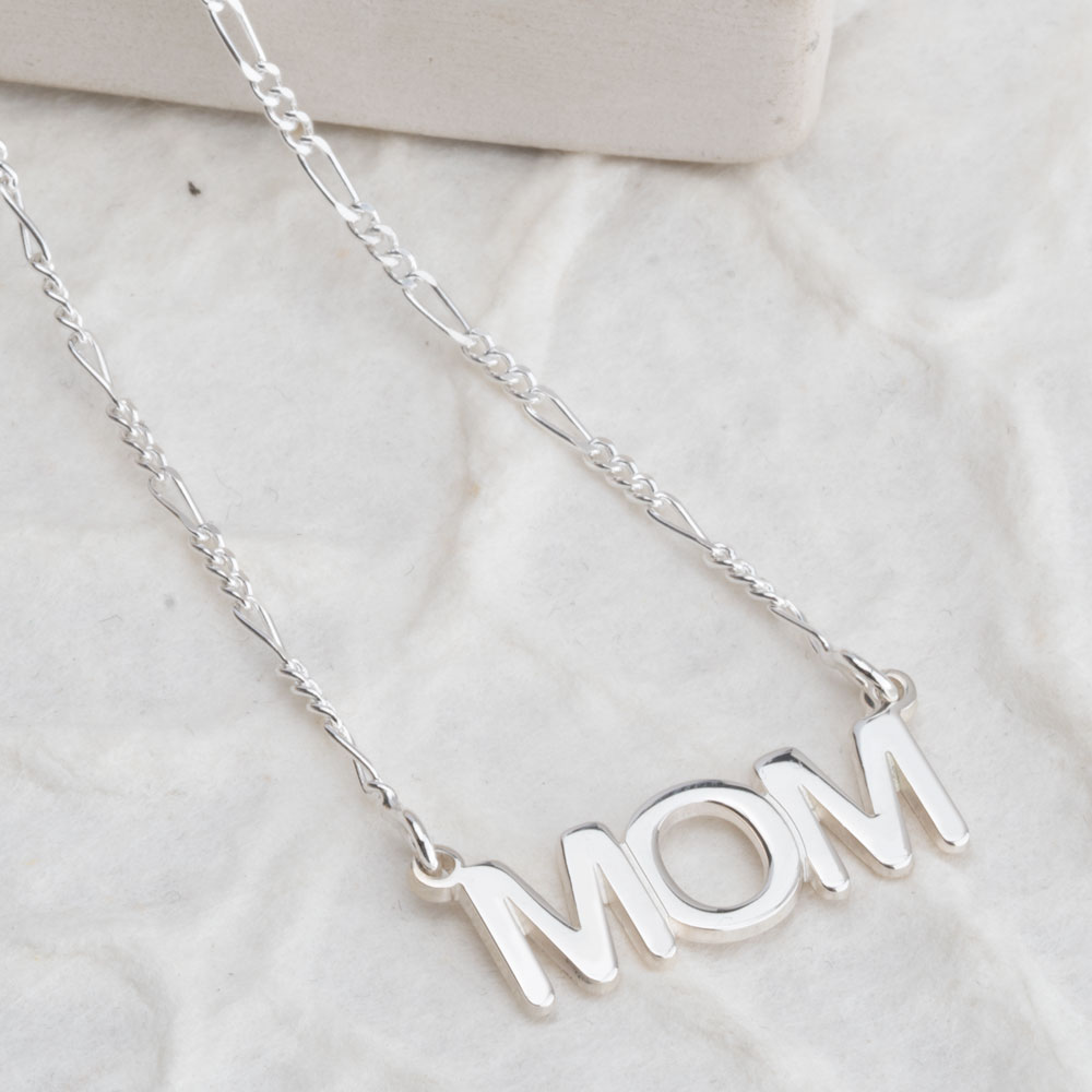 Collar MOM con Cadena Figaro