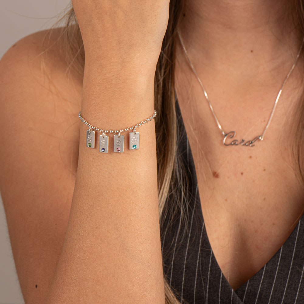 Birthstone Bracelet for Mom