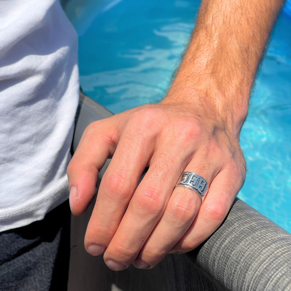 Anillos con Nombre Góticos