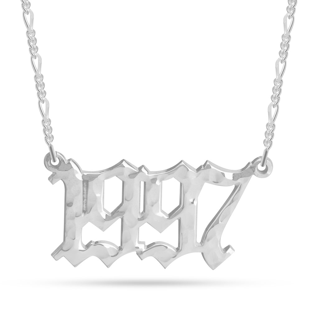 Hammered Year Necklace