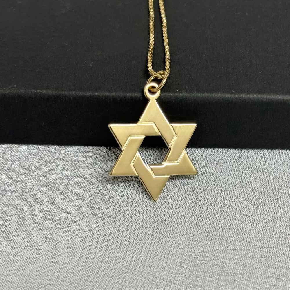 14K Star of David Necklace