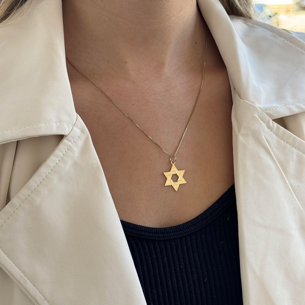 14K Star of David Necklace