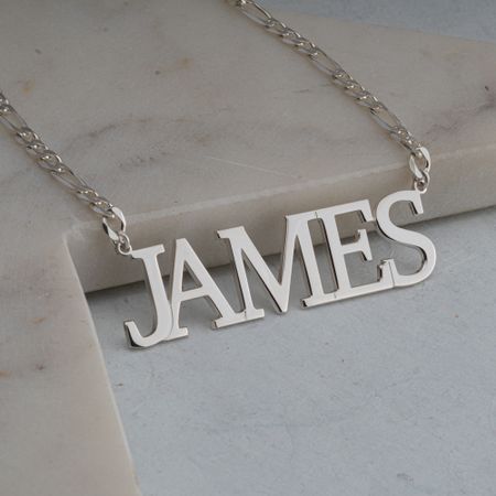 Collar Statement Nombre para Hombre