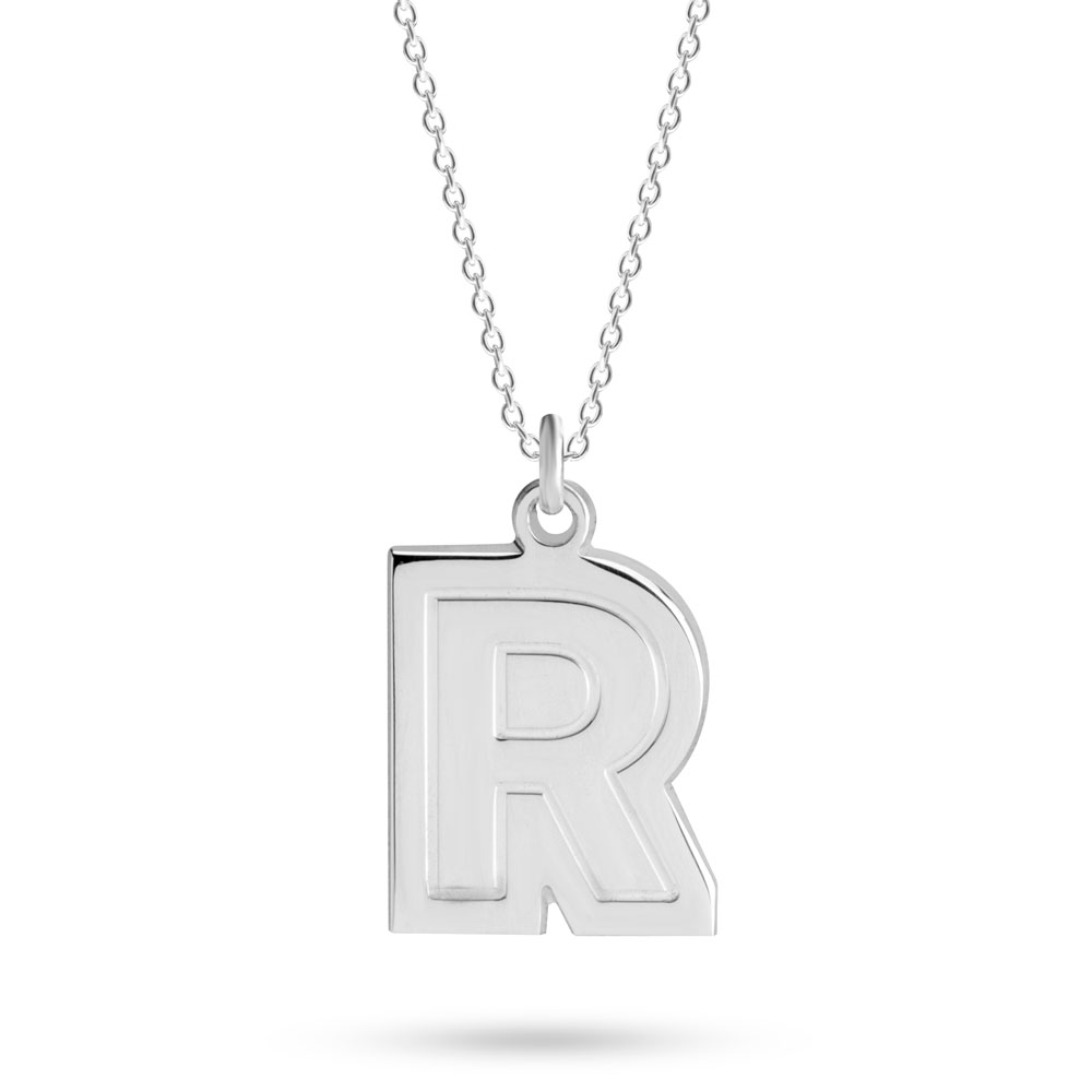 Collar con inicial para niños