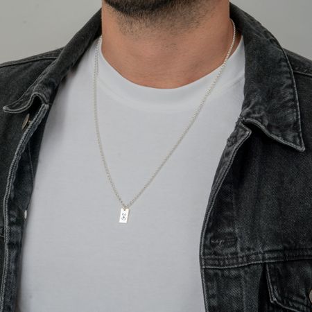 Engraved Matching Necklaces for couples