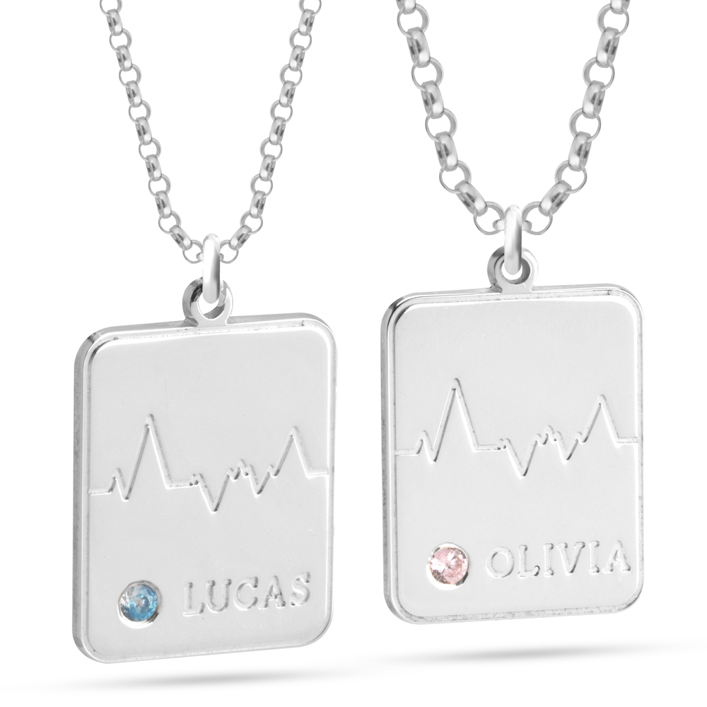 Collares con Piedras de Nacimiento para Parejas