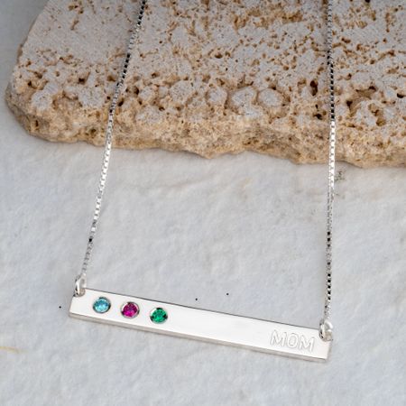Mother Birthstone Necklace